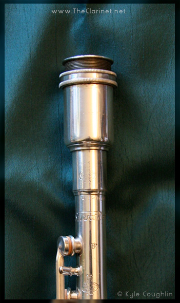 Adjustable tuning ring on the Silva-Bet clarinet.