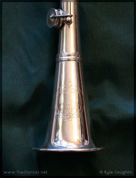 Bettoney silver-plated clarinet