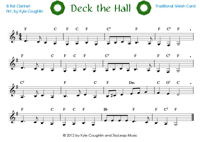 free printable christmas sheet music with lyrics